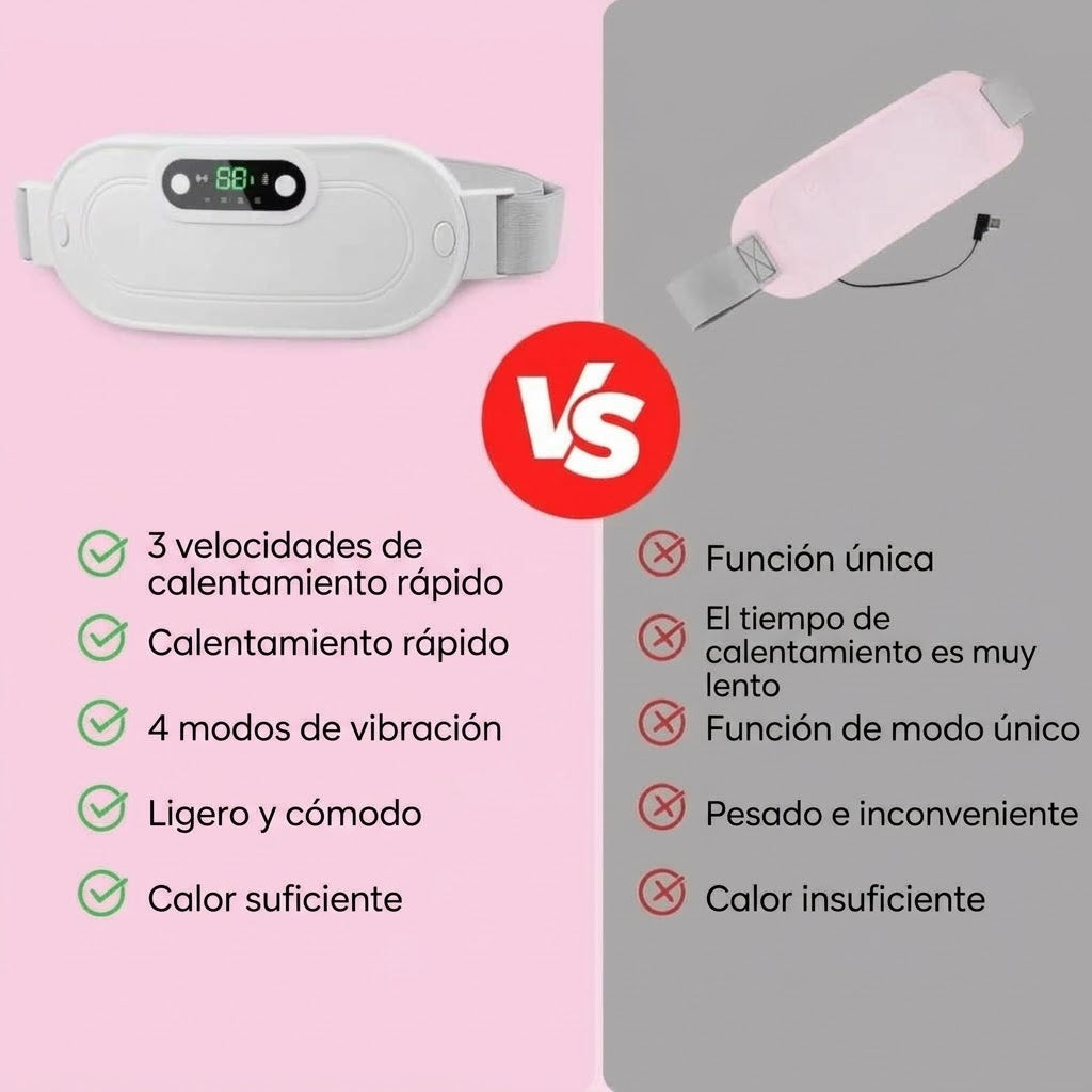 Cinturón Térmico Recargable para Cólicos y Dolores Musculares