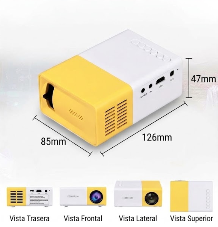 Mini Proyector Portátil Para Cine En Casa
