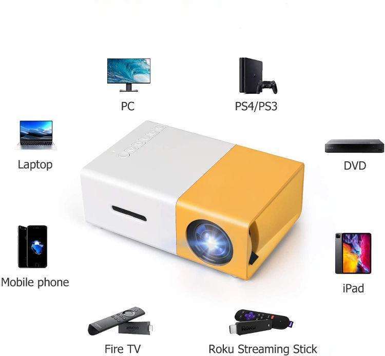 Mini Proyector Portátil Para Cine En Casa