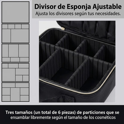 Cosmetiquera / Neceser con Espejo LED