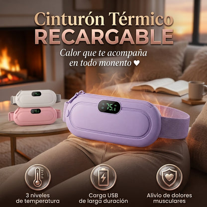Cinturón Térmico Recargable para Cólicos y Dolores Musculares
